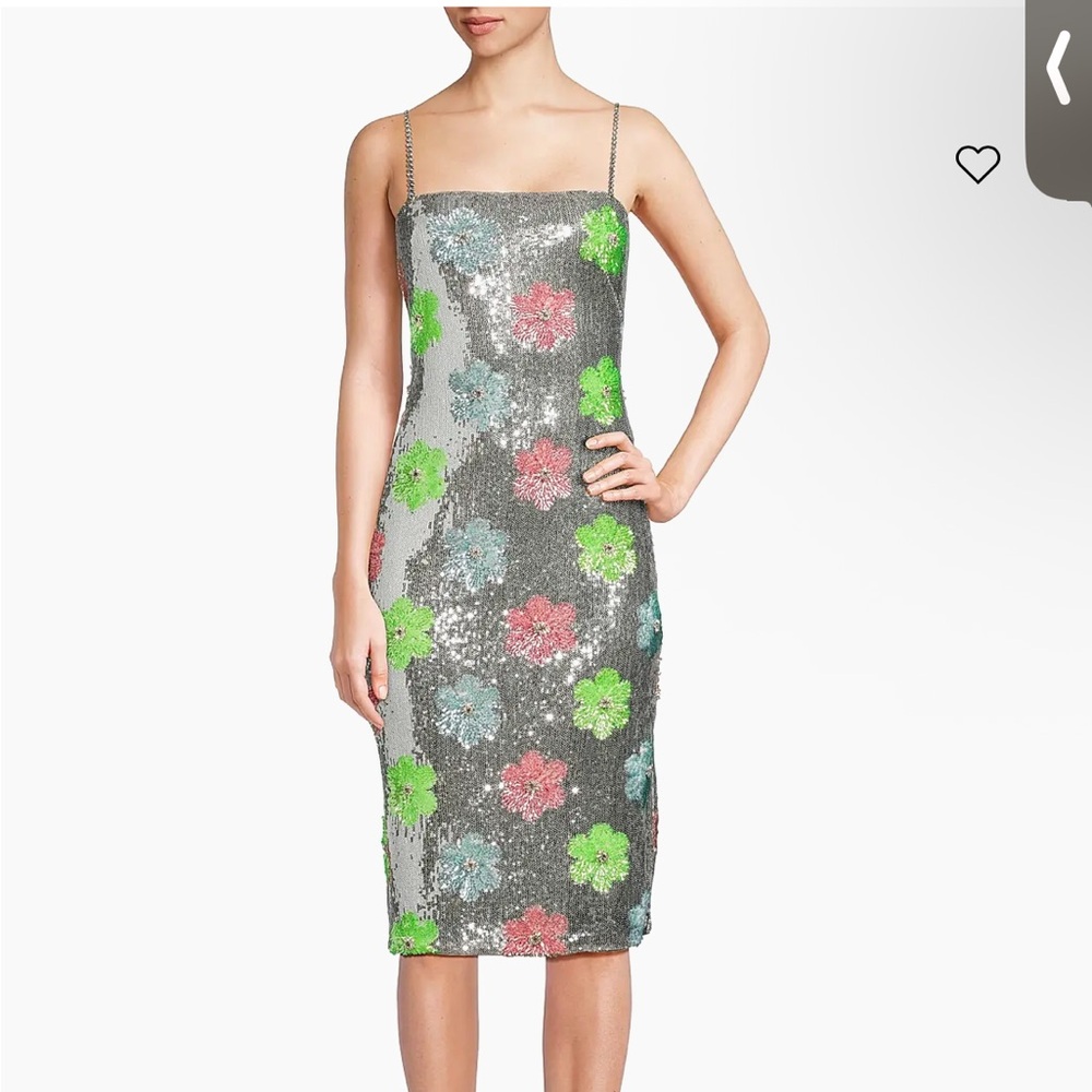 Liv FosterSequin Dress - Silver Multi